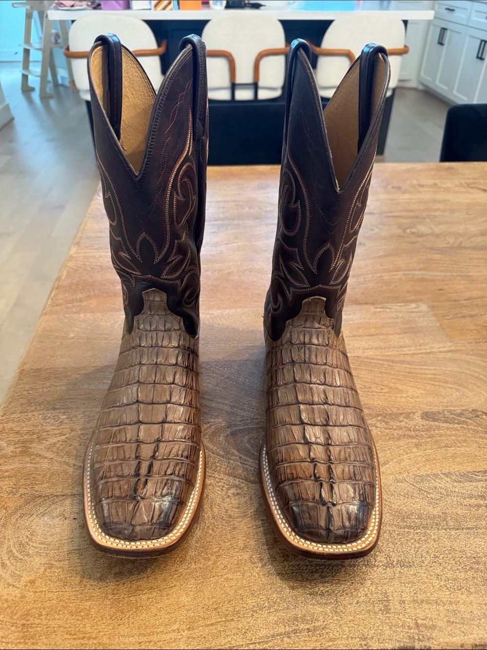 Lucchese Haan Brown + Chocolate boots